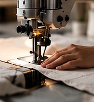 Illustrative image of sewing machine work